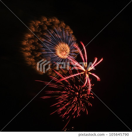 vertical fireworks 105645790