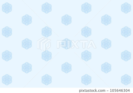 Japanese pattern background hemp leaf Japanese pattern background hemp leaf 105646304