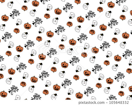 無縫萬聖節圖案 無縫萬聖節圖案 105648332