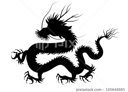 龍新年賀卡生肖圖標 105648985