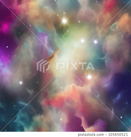 galaxy space random background, nebula light sky, abstract element design 105650521