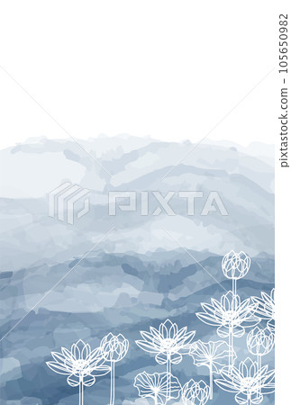 哀荷明信片日本圖案背景 哀荷明信片日本圖案背景 105650982