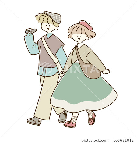 Outing Couple-Autumn 105651012