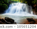Waterfall with beautiful. 105651204