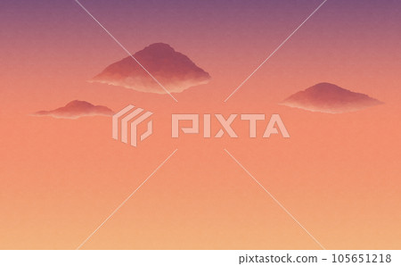 Sky [Akebono] paper texture horizontal seamless (horizontally connected image) 105651218