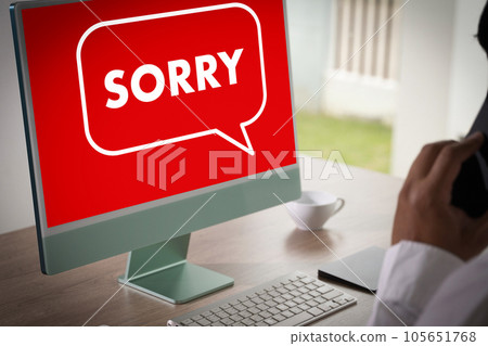 SORRY word concept message to sad i made a mistake unhappy person unhappy note is a problem fail sign communication sorry apology SORRY word concept message to sad i made a mistake unhappy person unhappy note is a problem fail sign communication sorry apology 105651768