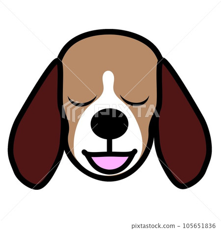 GIF 動畫的比格犬臉圖 GIF 動畫的比格犬臉圖 105651836