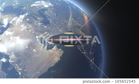 Earth and UFO Earth and UFO 105652545