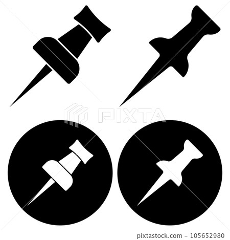 thumbtack icon vector thumbtack icon vector 105652980