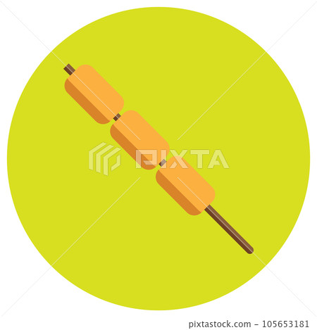 satay icon vector 105653181