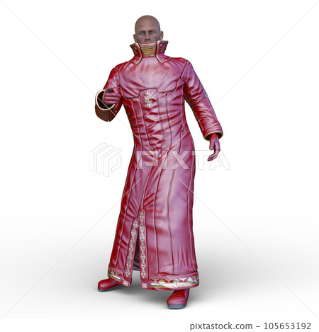 一個穿著長外套的男人 105653192