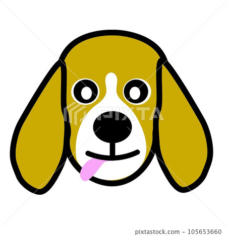 GIF 動畫的比格犬臉圖 GIF 動畫的比格犬臉圖 105653660