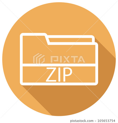 zip file icon vector zip file icon vector 105653754