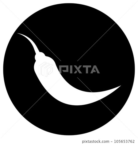 chili icon vector 105653762