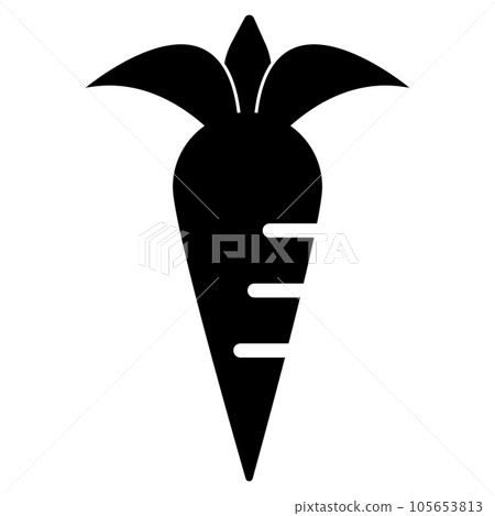 carrot icon vector carrot icon vector 105653813
