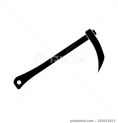 hoe icon vector hoe icon vector 105653913