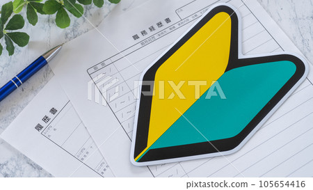 Curriculum Vitae and Beginner's Mark Inexperienced application image 105654416