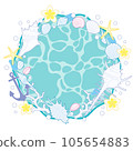seashell wreath frame 105654883