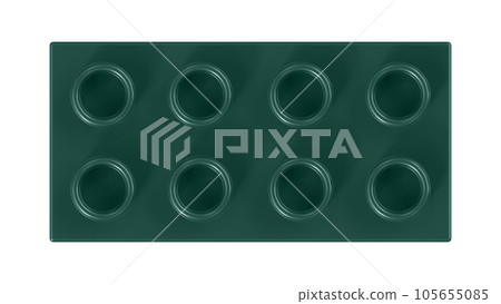 Deep Teal Lego Block Isolated on a White Background. Close Up View of a Plastic Children Game Brick for Constructors, Top View. High Quality 3D Rendering with a Work Path. 8K Ultra HD, 7680x4320 Deep Teal Lego Block Isolated on a White Background. Close Up View of a Plastic Children Game Brick for Constructors, Top View. High Quality 3D Rendering with a Work Path. 8K Ultra HD, 7680x4320 105655085