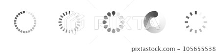 Download sign set. Load icons set. Load system. Data load. Loading bar Download sign set. Load icons set. Load system. Data load. Loading bar 105655538