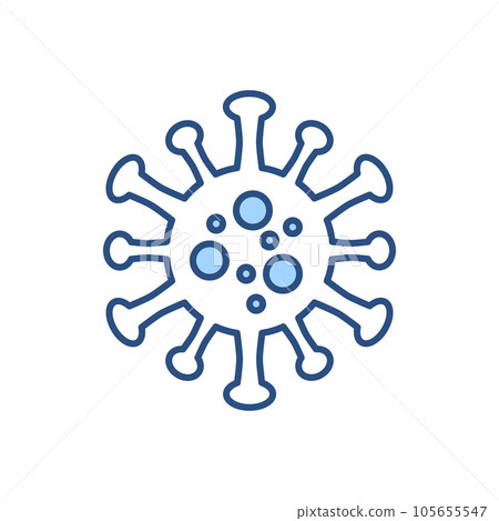 Coronavirus COVID 19 related vector icon. Coronavirus COVID 19 related vector icon. 105655547