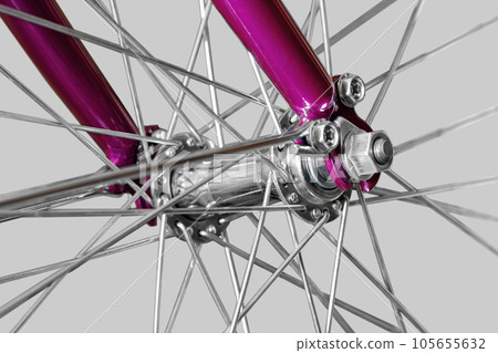 Bicycle wheel hub. Bicycle wheel hub. 105655632