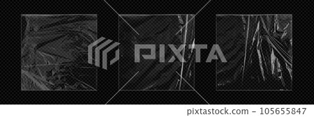 Plastic wrap with overlay effect for package cover 105655847