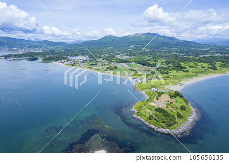 北海道阿爾托岬鳥瞰圖 北海道阿爾托岬鳥瞰圖 105656135