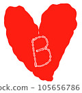 Consonant heart 105656786