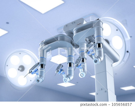Robotic assisted surgery machine with surgery lights 105656857