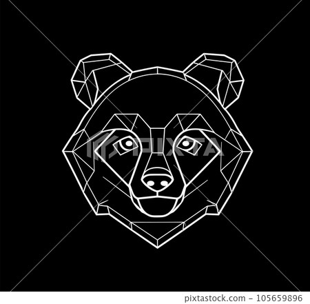 Bear symbol, emblem, logo blank. Vector illustration isolated 105659896