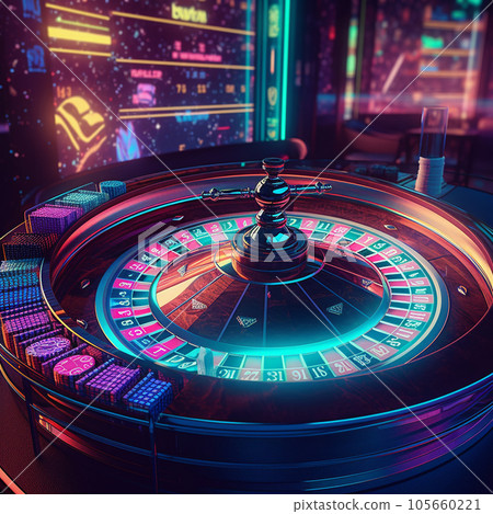 Casino roulette 105660221