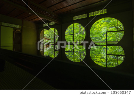 嵐山遊彩亭 圓窗房，美麗的倒影，新綠的季節 105660347