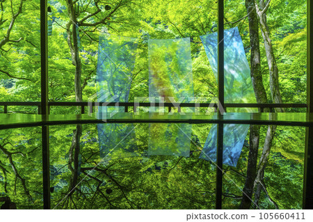 嵐山遊齋亭 川端康成的房間 新綠的季節 105660411