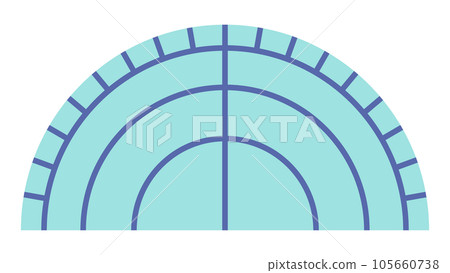 Illustration of protractor 105660738
