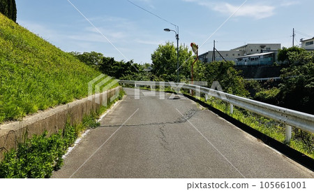 鄉村道路在陽光明媚的日子 鄉村道路在陽光明媚的日子 105661001