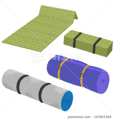 illustration of camping mat 105661408