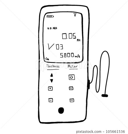 Thickness Meter Scientific Testing Ultrasonic Thickness Measurement 105661536