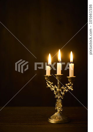 Candle flame image candlestick Candle flame image candlestick 105661586