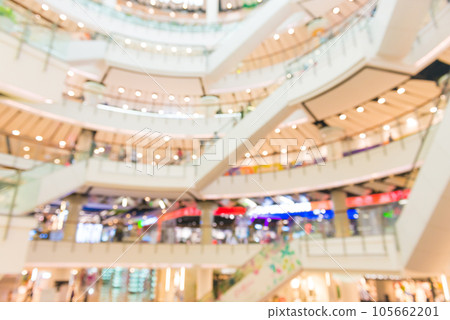Blurred interior of retail business store Blurred interior of retail business store 105662201