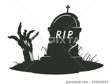 Free RIP Tombstone Halloween SVG - Vectplace