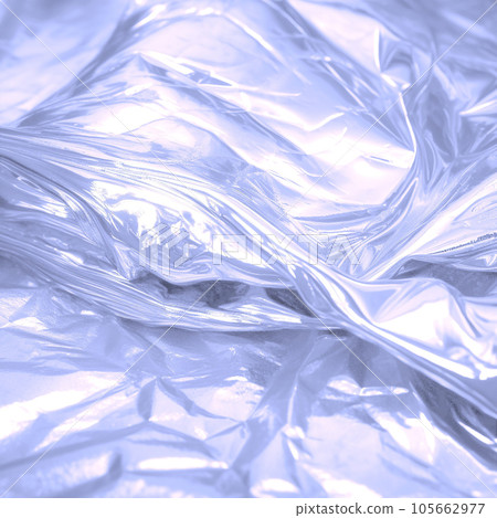 Holographic real texture in blue pink colors with scratches and irregularities. Holographic color wrinkled foil. Holographic real texture in blue pink colors with scratches and irregularities. Holographic color wrinkled foil. 105662977