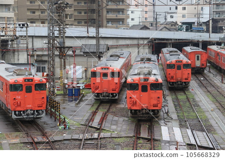 At the Goto General Rolling Stock Office Okayama Diesel Car Branch (Kita Ward, Okayama City, Okayama Prefecture) At the Goto General Rolling Stock Office Okayama Diesel Car Branch (Kita Ward, Okayama City, Okayama Prefecture) 105668329