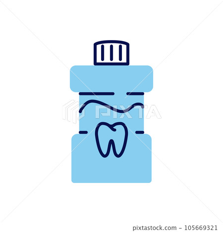 Mouth Rinse Icon 105669321