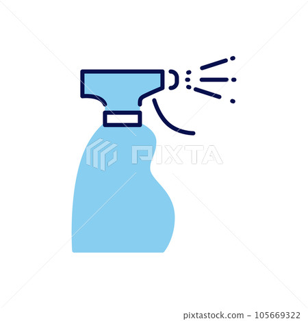 Medical spray disinfector vector icon 105669322