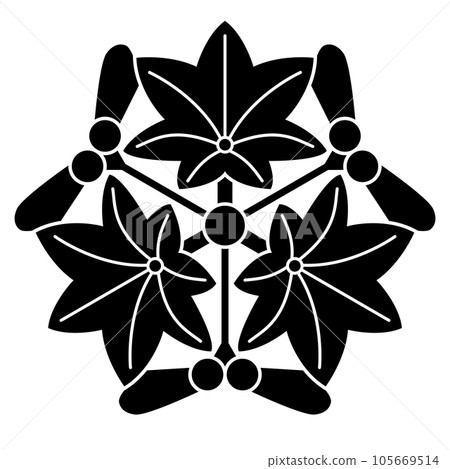 It's a family crest. It is called three maples with fruit. 105669514