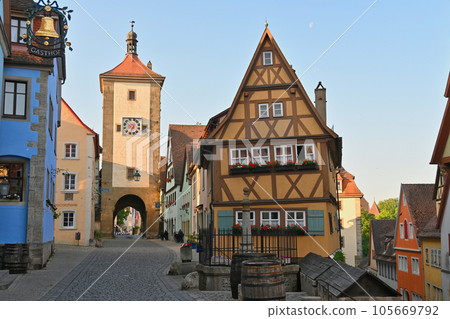 羅滕堡老城街道/Plain Line/德國 羅滕堡老城街道/Plain Line/德國 105669792