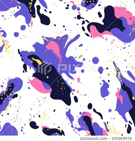 Colorful marble pattern ink painting AI image purple 105669919