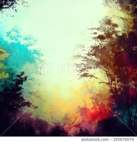 Forest in graffiti style with copy space Forest in graffiti style with copy space 105670079