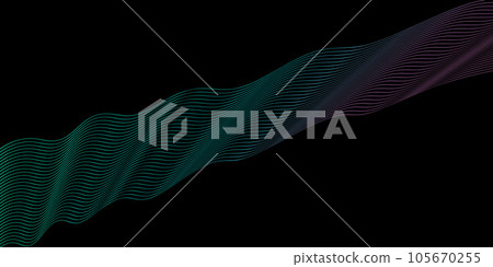 Abstract multi-colored smooth element, swoosh, speed, wave, modern flow background. Abstract wave line for banner, wallpaper background with wave design. Abstract background of business wave curve Abstract multi-colored smooth element, swoosh, speed, wave, modern flow background. Abstract wave line for banner, wallpaper background with wave design. Abstract background of business wave curve 105670255
